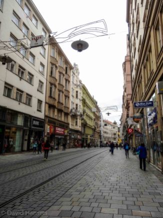 Brno shopping district