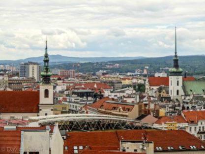 Brno skyline from the tower